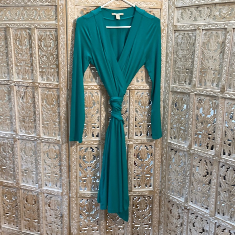 Wrap dress.